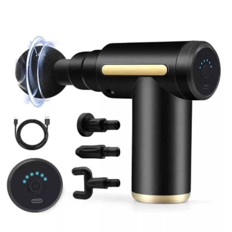 Pistola de massagem elétrica, massageador de tecidos profundos